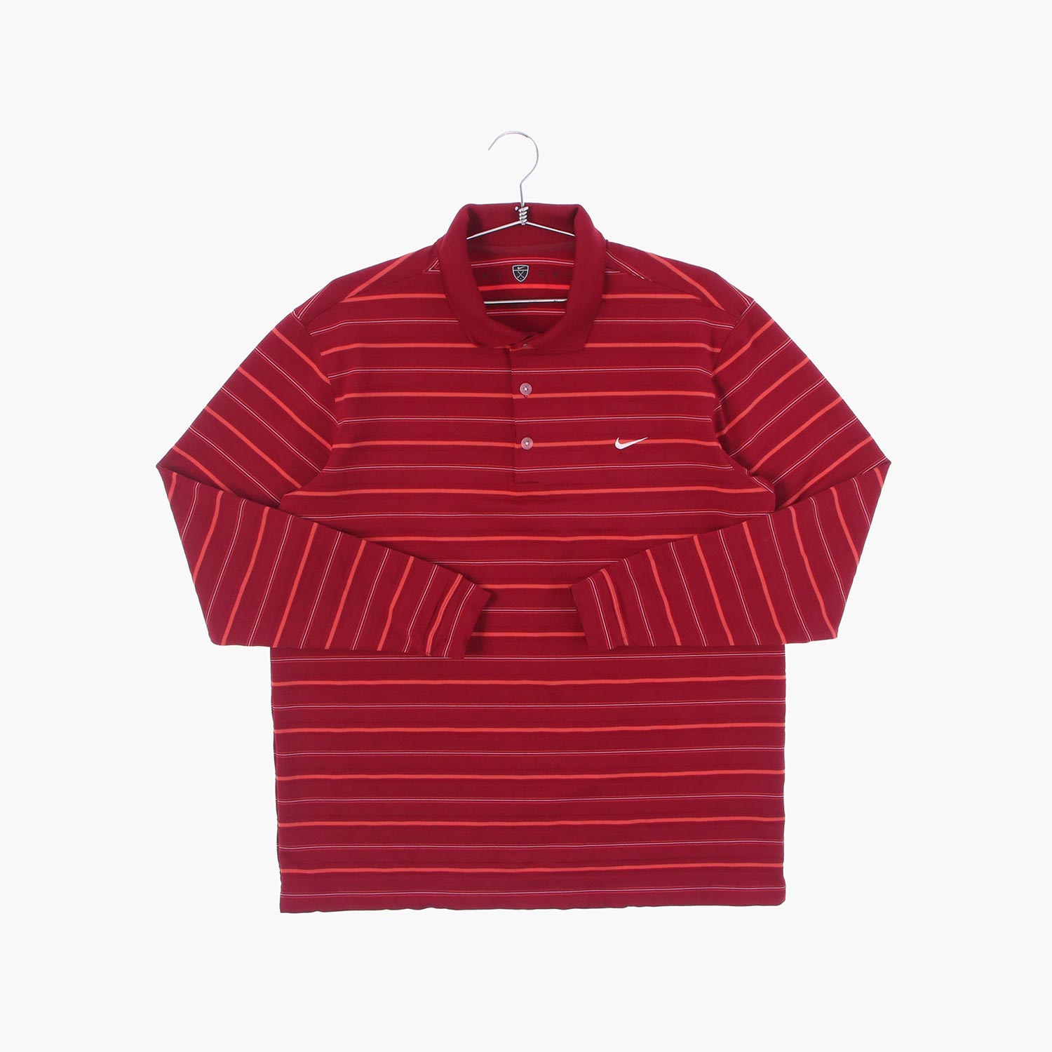 나이키 골프 폴리 카라 긴팔 티셔츠 공용 XL 빈티지팜